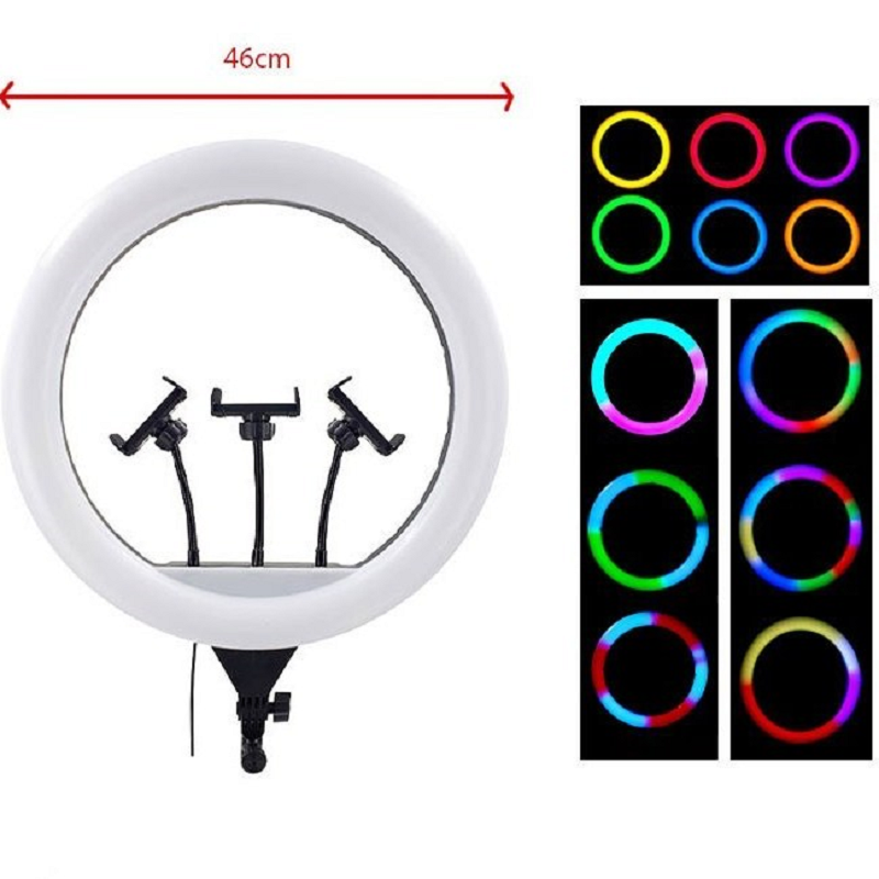 رینگ لایت RBG به همراه سه پایه مدل MJ45-قیمت آیفون-خرید آیفون-آیفون پرو-آیفون مکس-نات اکتیو-حافظه-مشخصات-جزئیات